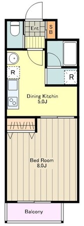 ステータス立川の物件間取画像